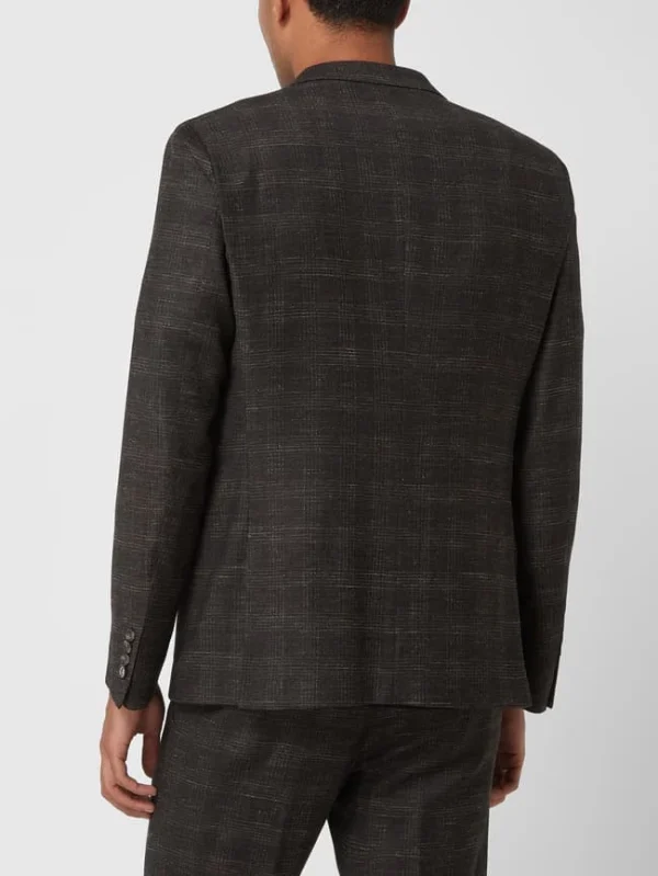 Neu ✔️ Strellson Slim Fit 2-Knopf-Sakko Mit Stretch-Anteil Modell ‘Arndt’ – Dunkelbraun ? 6