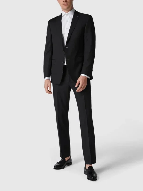 Besorgen ? Carl Gross Modern Fit Anzughose Aus Schurwolle – Schwarz ? 1