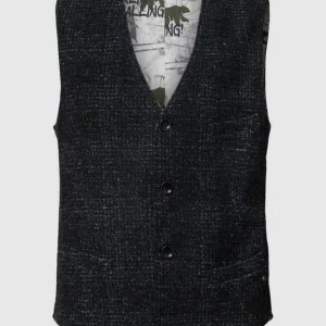 Beste Bewertungen von ? CG – Club Of Gents Weste Mit Label-Detail Modell ‘Mosley’ – Marineblau ? 9