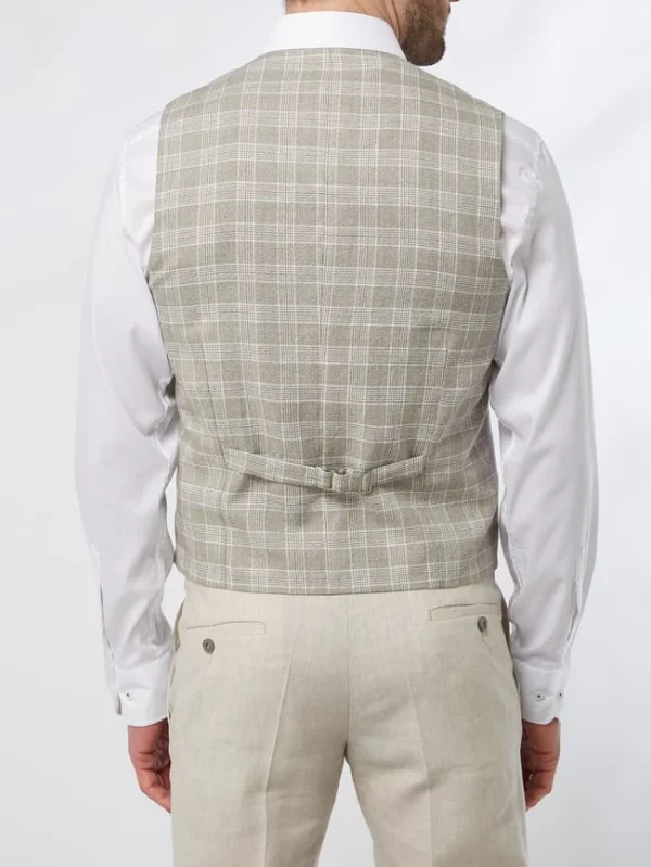 Angebote ? Atelier Torino Weste Aus Schurwoll-Leinen-Mix Modell ‘Sabino’ – Beige ? 6