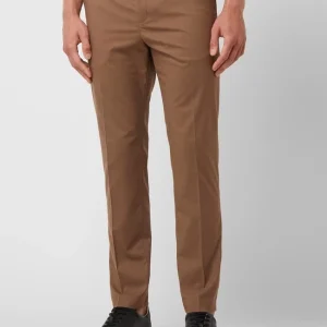 Bestpreis ✔️ Selected Homme Slim Fit Anzughose Mit Stretch-Anteil Modell ‘Mylologan’ – Camel ? 13