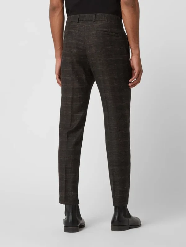 Brandneu ? Strellson Slim Fit Anzughose Mit Leinen-Anteil Modell ‘Till’ – Dunkelbraun ? 6