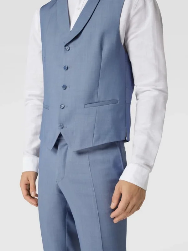 Top 10 ⭐ CG – Club Of Gents Weste Mit Schalkragen – Hellblau ? 4