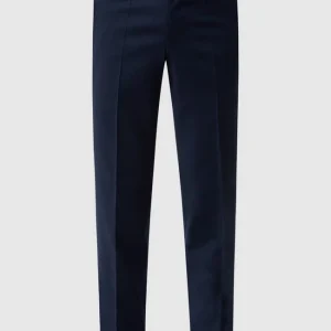 Budget ? Wilvorst Regular Fit Anzughose Mit Woll-Anteil – Marineblau ? 9
