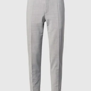 Billig ? Strellson Slim Fit Anzughose Mit Stretch-Anteil ‘Flex Cross’ – Hellgrau ? 9