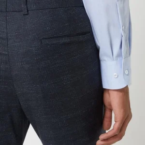 Bestpreis ? Strellson Slim Fit Anzughose Mit Leinen-Anteil Modell ‘Till’ – Marineblau ? 11