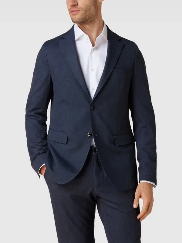 Angebote ? Daniel Hechter Sakko Mit Seitenschlitzen Modell ‘Xtension’ – Marineblau ? 5