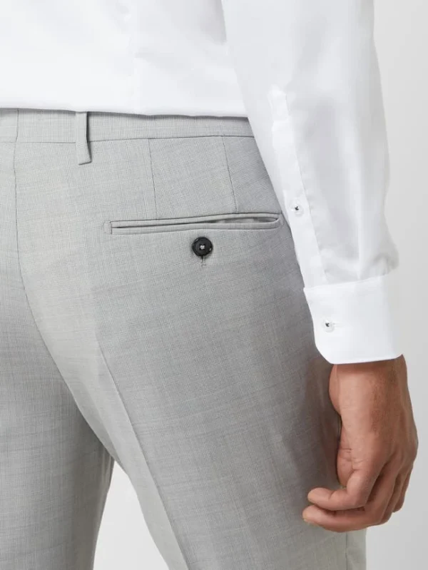 Am billigsten ? Pierre Cardin Anzughose Mit Schurwoll-Anteil Modell ‘Ryan’ – ‘Futureflex’ – Hellgrau ? 4