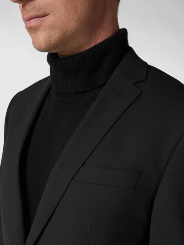 Top 10 ⭐ Daniel Hechter Modern Fit 2-Knopf-Sakko Mit Stretch-Anteil – Schwarz ? 4