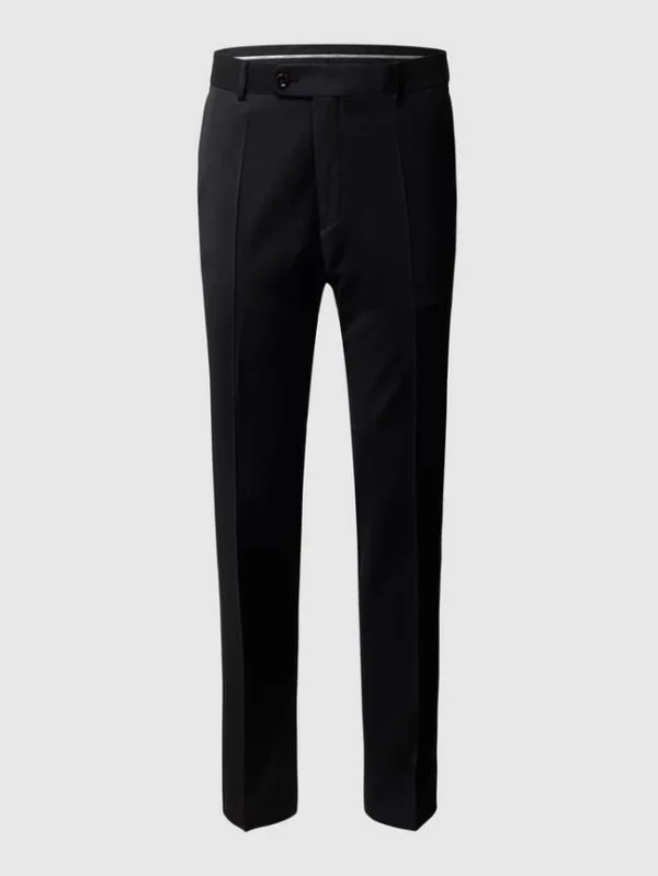 Bestpreis ✔️ Carl Gross Business-Hose Aus Schurwolle – Schwarz ? 3