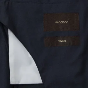 Bester Verkauf ⭐ Windsor Shaped Fit 2-Knopf-Sakko Aus Schurwolle Modell ‘Travel-W’ – Marineblau ? 17