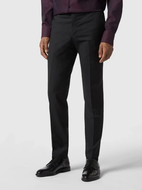 Am billigsten ? Hiltl Anzug-Hose Aus Reiner Schurwolle – Schwarz ? 5