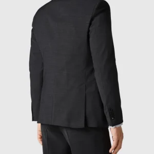 Budget ? Strellson Slim Fit 2-Knopf-Sakko Mit Stretch-Anteil ‘Flex Cross’ – Anthrazit ✔️ 15