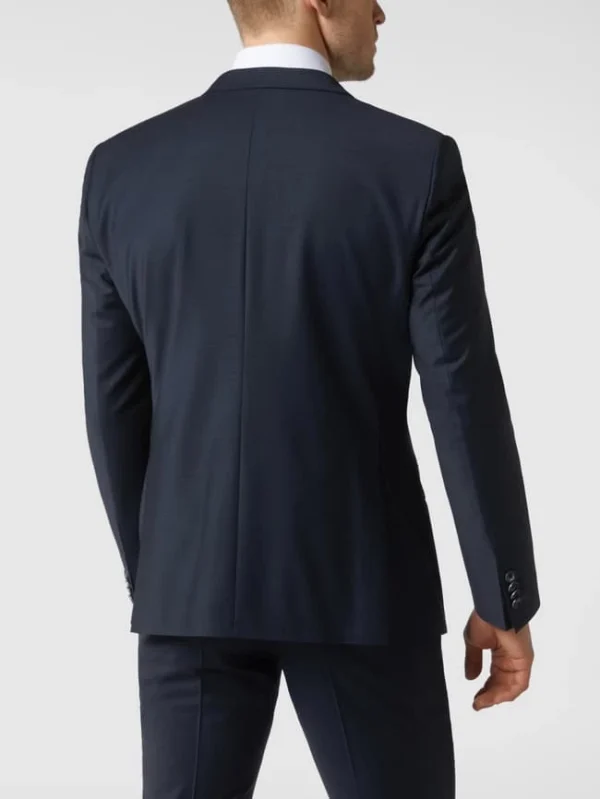 Coupon ? Roy Robson Slim Fit 2-Knopf-Sakko Aus Schurwollmischung – Marineblau ? 6