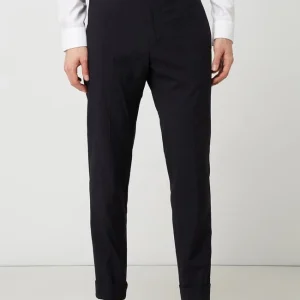 Billig ? Windsor Shaped Fit Anzughose Mit Stretch-Anteil Modell ‘Sino’ – Marineblau ? 13