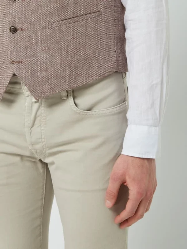 Aktion ? CG – Club Of Gents Weste Aus Baumwolle Modell ‘Paddy’ – Rot ? 4