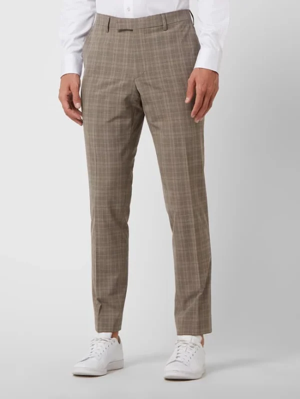 Coupon ? Pierre Cardin Modern Fit Anzughose Mit Stretch-Anteil Modell ‘Ryan’ – ‘Futureflex’ – Hellbraun ? 5