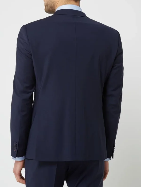 Bestes Angebot ✔️ Roy Robson Extra Slim Fit 2-Knopf-Sakko Aus Schurwollmischung – Marineblau ✔️ 8