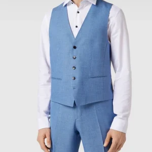 Angebote ✔️ BOSS Weste Mit Allover-Label Modell ‘Jeckson’ – Marineblau ⌛ 13