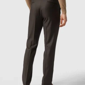 Bestpreis ✨ Carl Gross Modern Fit Anzughose Aus Schurwolle – Mittelbraun ? 15