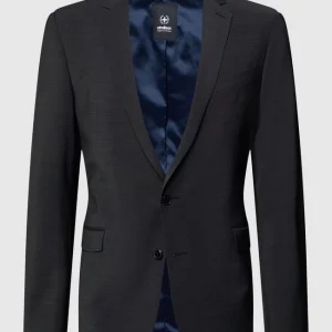 Budget ? Strellson Slim Fit 2-Knopf-Sakko Mit Stretch-Anteil ‘Flex Cross’ – Anthrazit ✔️ 9
