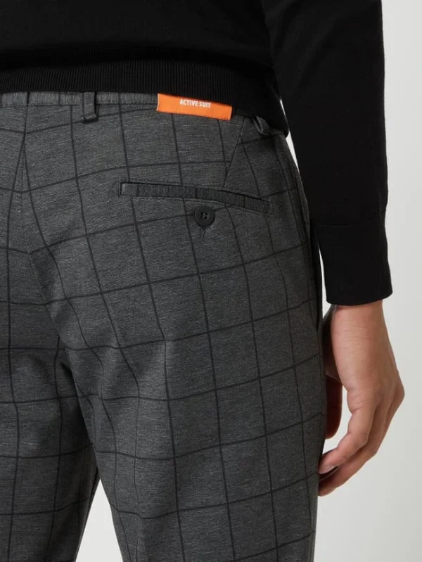 Brandneu ? DIGEL Extra Slim Fit Anzughose Mit Viskose-Anteil Modell ‘Nanno’ – Mittelgrau ? 4