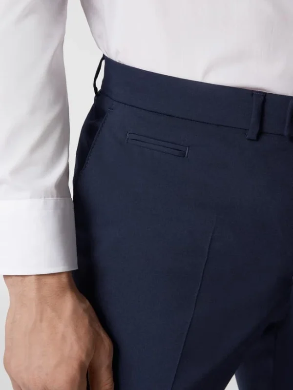 Angebote ? Brax Regular Fit Hose Aus Schurwoll-Mix Mit Stretch-Anteil Modell ‘Enrico’ – Marineblau ? 4