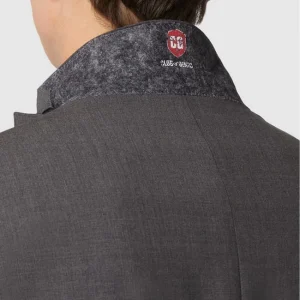 Bestpreis ? CG – Club Of Gents Slim Fit 2-Knopf-Sakko Mit Pattentaschen Modell ‘Caden’ – Dunkelgrau ⭐ 11