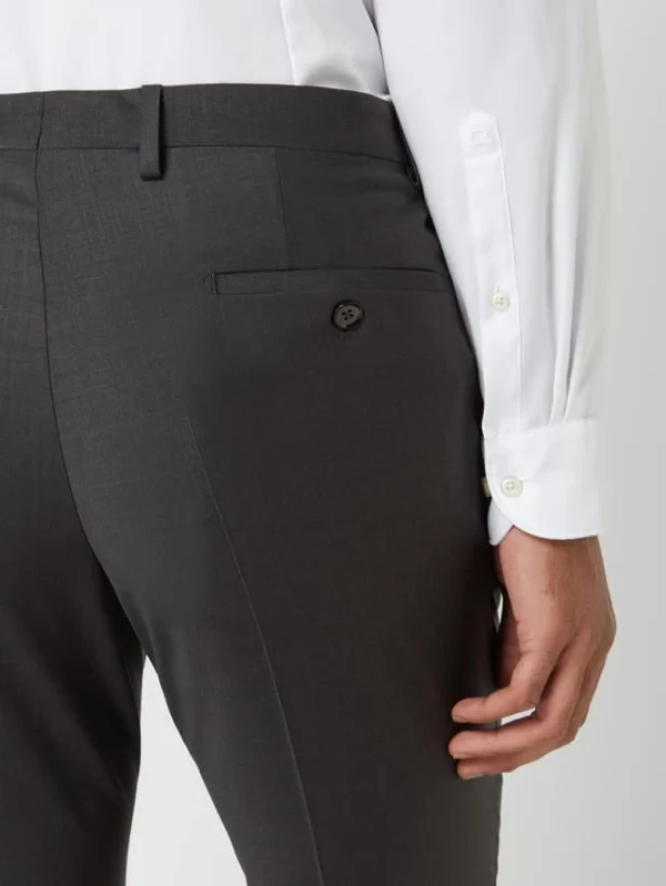 Brandneu ? Daniel Hechter Shape Fit Anzughose Mit Schurwoll-Anteil – Mittelbraun ? 4
