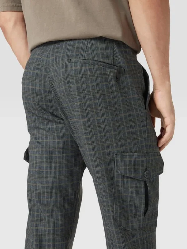Brandneu ? Cinque Stoffhose Mit Karo-Muster Modell ‘CiBotto’ – Mittelgrau ? 4