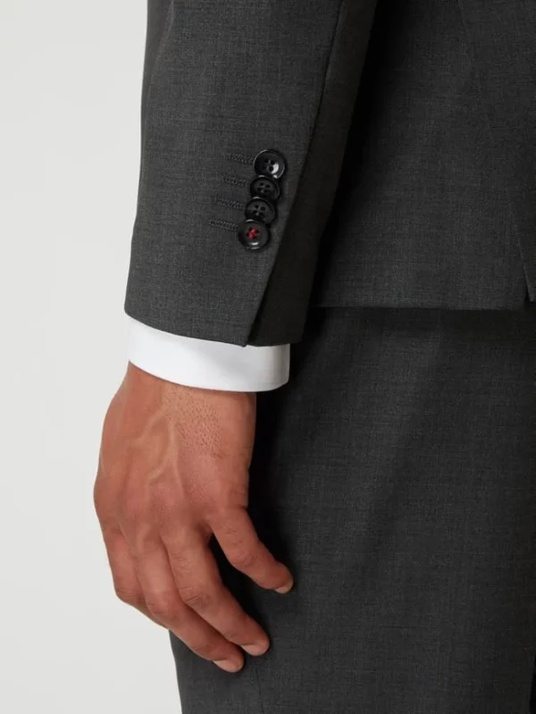 Großhandel ? Cinque Slim Fit 2-Knopf-Sakko Mit Stretch-Anteil Modell ‘CiCastello’ – ‘CIPOWERSTRETCH’ – Mittelgrau ✨ 4