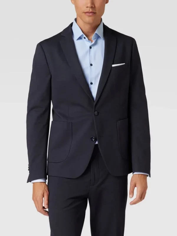 Billig ⭐ Cinque Slim Fit 2-Knopf-Sakko Mit Kissing Buttons Modell ‘CiDati’ – Marineblau ⭐ 5