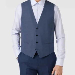 Coupon ? HUGO Weste Aus Schurwollmischung – Bleu ? 13