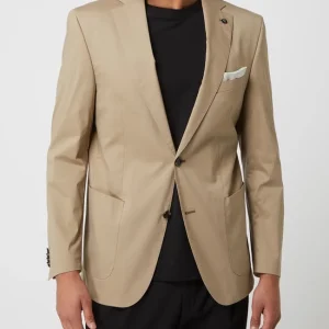 Top 10 ? Carl Gross Modern Fit 2-Knopf-Sakko Mit Stretch-Anteil Modell ‘Sander’ – Beige ? 14