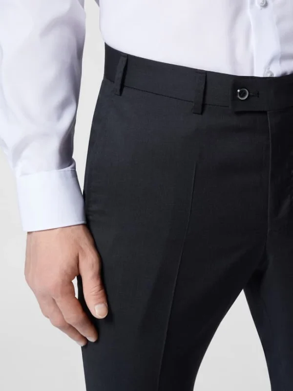 Besorgen ⭐ Hiltl Anzug-Hose Aus Reiner Schurwolle – Anthrazit ? 4