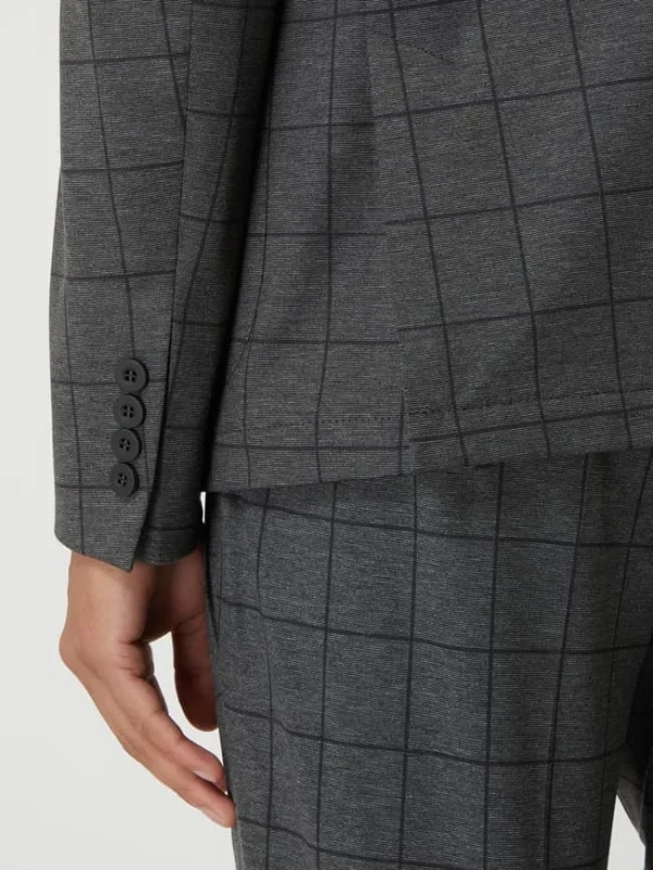 Bester Verkauf ✨ DIGEL Extra Slim Fit 2-Knopf-Sakko Mit Viskose-Anteil Modell ‘Neel’ – Mittelgrau ? 6