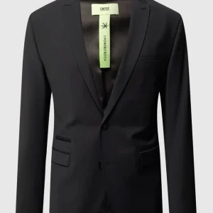 Coupon ? Cinque Slim Fit 2-Knopf-Sakko Mit Stretch-Anteil Modell ‘CiCastello’ – ‘CIPOWERSTRETCH’ – Schwarz ? 9