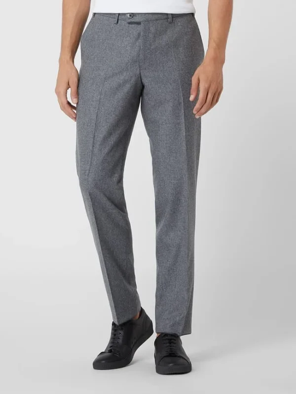 Top 10 ? Hiltl Regular Fit Anzughose Aus Schurwolle Modell ‘Piacenza’ – Hellgrau ✨ 5