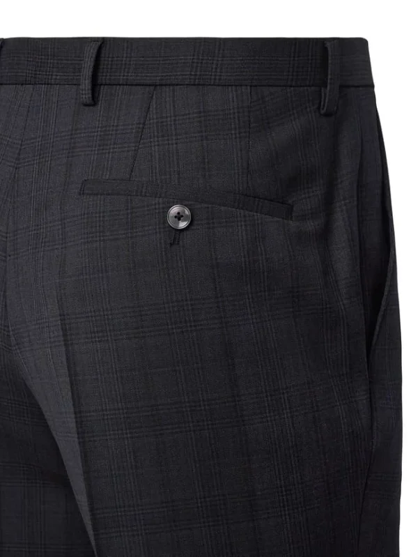 Besorgen ? BOSS Regular Fit Anzughose Aus Schurwollmischung Modell ‘Leon’ – Marineblau ⌛ 4