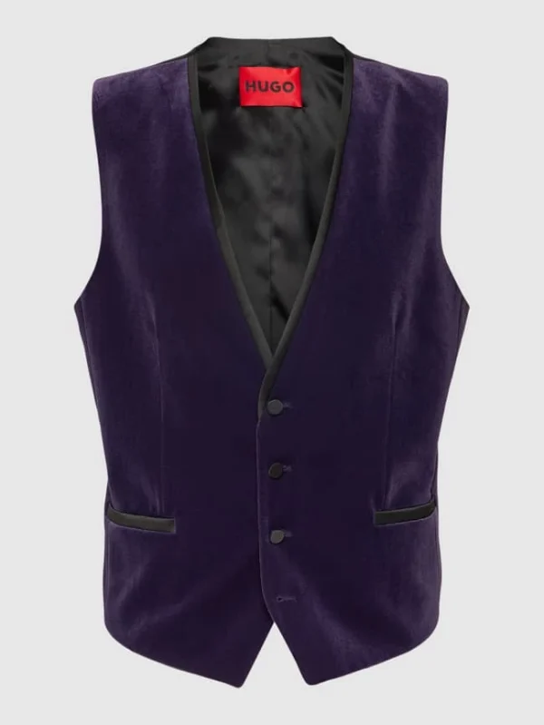 Großhandel ? HUGO Weste Mit Eingrifftaschen – Purple ? 1