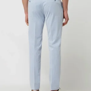 Schlussverkauf ? DIGEL Modern Fit Anzughose Mit Stretch-Anteil Modell ‘Sergio’ – Hellblau ? 15