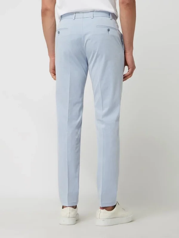 Schlussverkauf ? DIGEL Modern Fit Anzughose Mit Stretch-Anteil Modell ‘Sergio’ – Hellblau ? 6