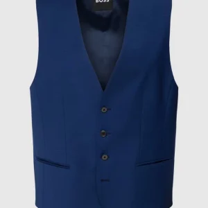 Großhandel ? BOSS Weste Mit Paspeltaschen – Royalblau ? 9