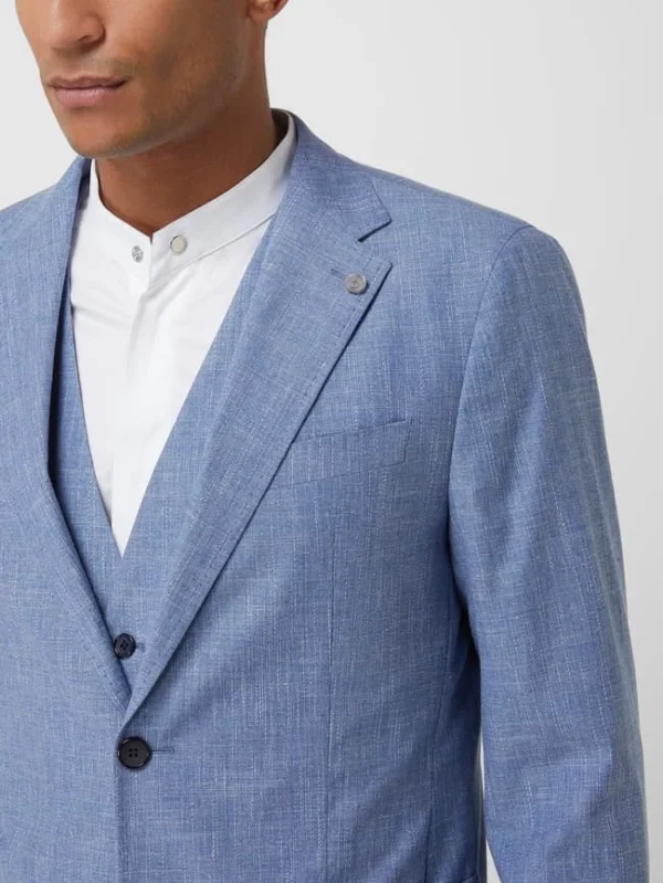 Beste Bewertungen von ? Strellson Slim Fit 2-Knopf-Sakko Mit Leinen-Anteil Modell ‘Acon’ – Hellblau ? 4