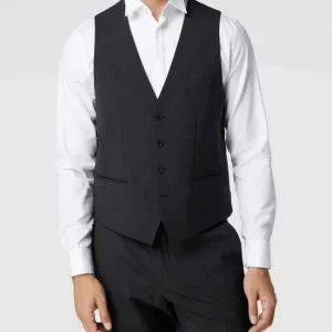 Besorgen ✨ BOSS Weste Mit Paspeltaschen Modell ‘Huge Vest’ – Anthrazit ? 13