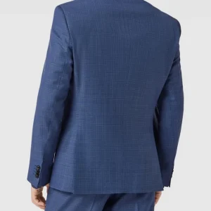 Top 10 ? BOSS 2-Knopf-Sakko Mit Glencheck-Muster Modell ‘Huge’ – Blau ✔️ 15