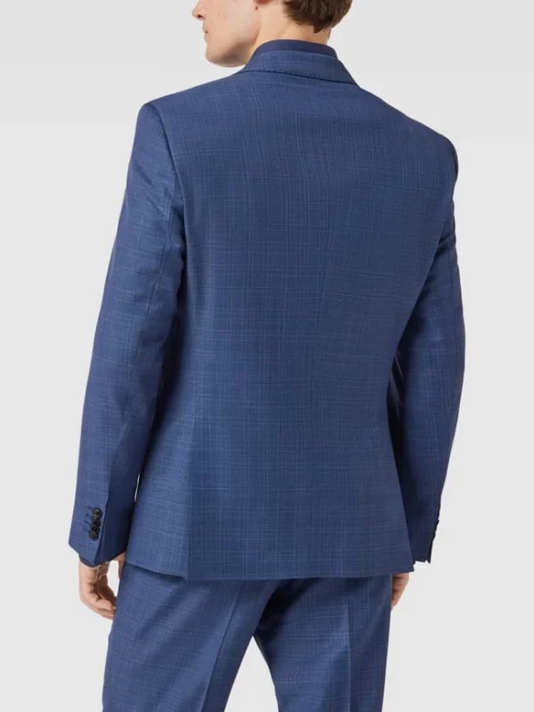 Top 10 ? BOSS 2-Knopf-Sakko Mit Glencheck-Muster Modell ‘Huge’ – Blau ✔️ 6