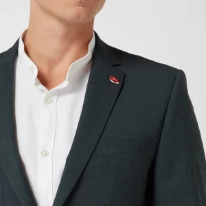 Besorgen ? DIGEL Slim Fit 2-Knopf-Sakko Mit Stretch-Anteil Modell ‘Rod’ – Petrol ? 13