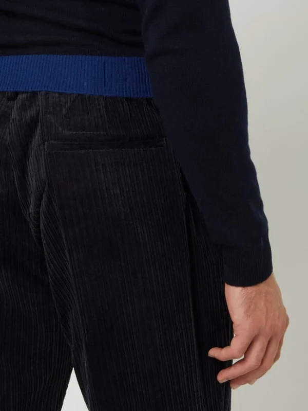 Schlussverkauf ✔️ Antony Morato Carrot Fit Anzughose Aus Cord Modell ‘Ralph’ – Marineblau ? 4