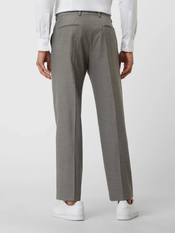 Budget ? Selected Homme Comfort Fit Anzughose Mit Strukturmuster Modell ‘DAXLOGAN’ – Hellgrau ? 7